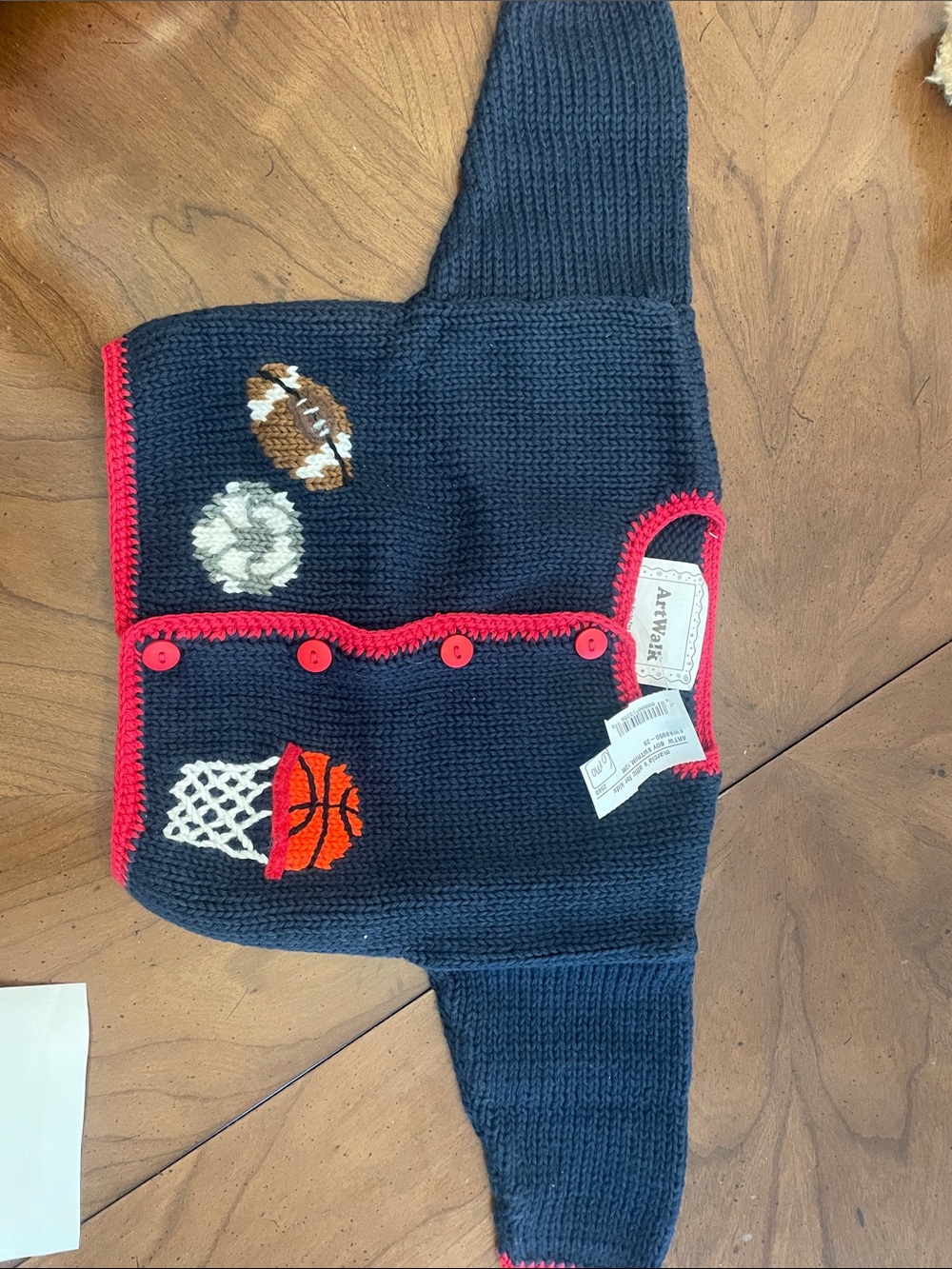 Baby boy sports sweater